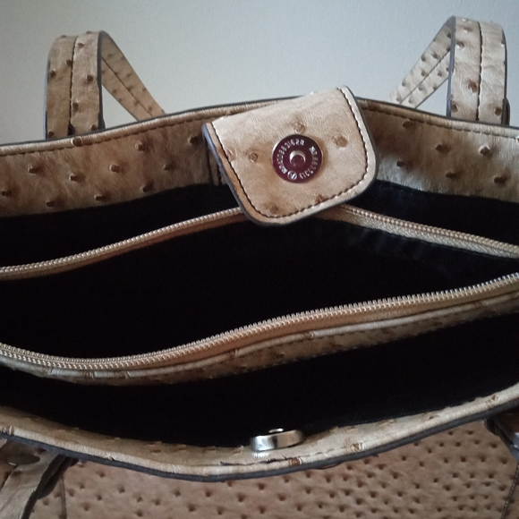 👜 Merona | Women's Shoulder Bag / Tote Bag | Vegan Leather | Beige - Picture 7 of 11